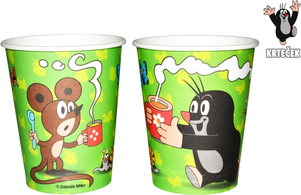 Kubeczki na imprezę Krecik i przyjaciele 250 ml