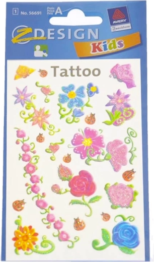 Kwiaty – tatuaż