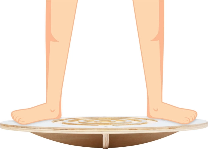 Kołysząca podstawa dla stabilności i mięśni core