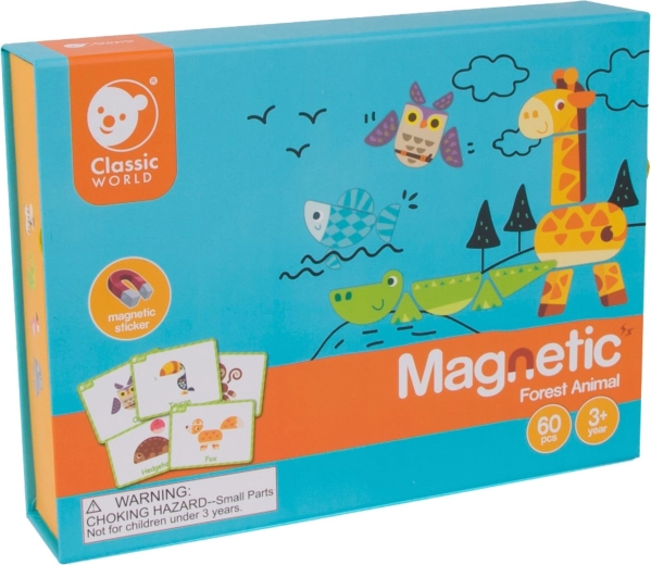60 magnetycznych elementów