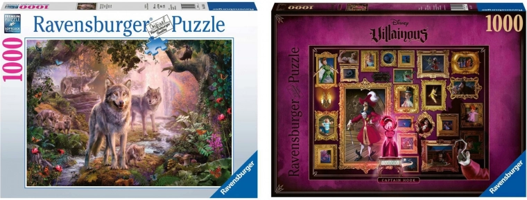 Ravensburger zestaw dwóch puzzli 2×1000 elementów