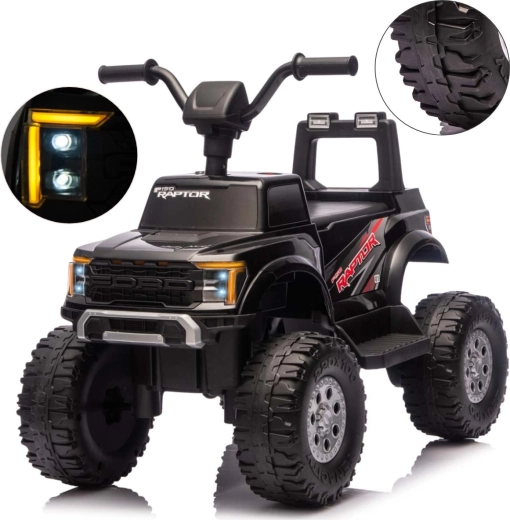 Milly Mally Ford F-150 Raptor elektryczne autko dziecięce czarne