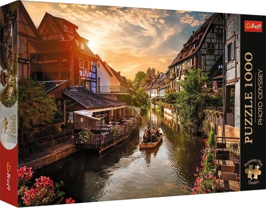 Puzzle 1000 elementów TREFL Premium Plus Photo Odyssey – Mała Wenecja w Colmar