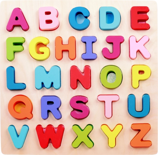2Kids Toys drewniane puzzle wkładane – alfabet