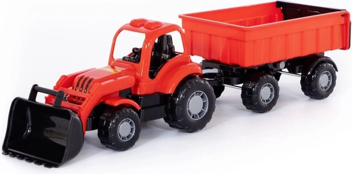 Traktor-ładowarka z przyczepą Macher