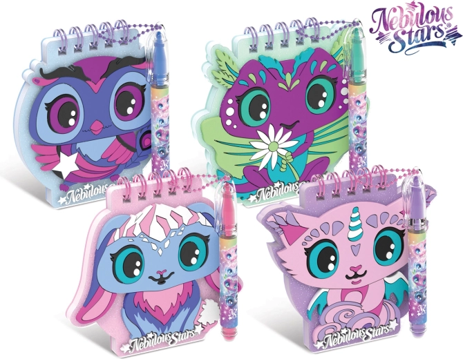 Mini notes Nebulous Stars z długopisem - 1 sztuka