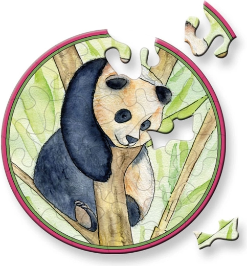 Curiosi okrągłe puzzle Picoli Panda 33 elementy