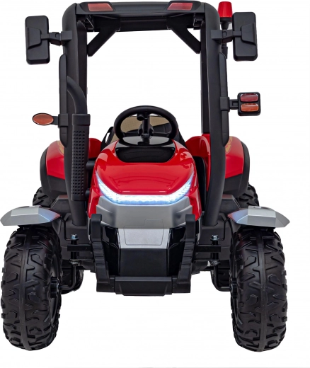 Traktor Blast z przyczepą czerwony