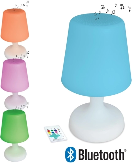 Wodoodporny głośnik Bluetooth z lampą LED