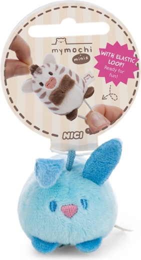 NICI MyMochi mini breloczek króliczek Pibu 5 cm leżący