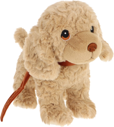 Keeleco pluszowy szczeniaczek na smyczy spaniel 23 cm