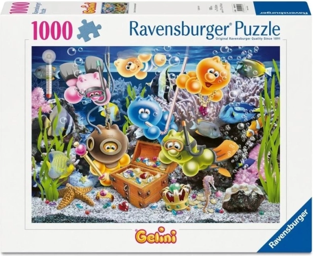 Ravensburger Puzzle Gelini: Podwodna zabawa, 1000 elementów