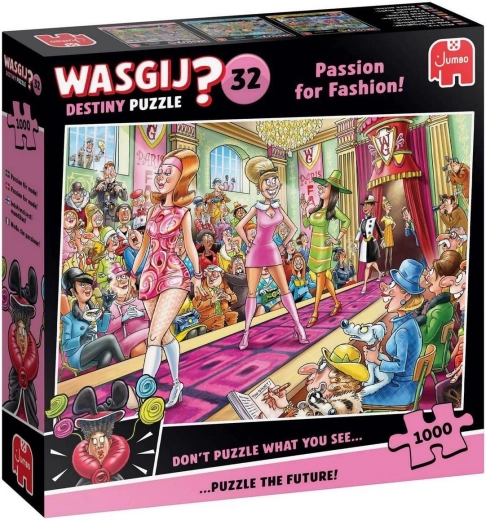 JUMBO puzzle Wasgij Destiny 32: Pasja do mody! 1000 elementów