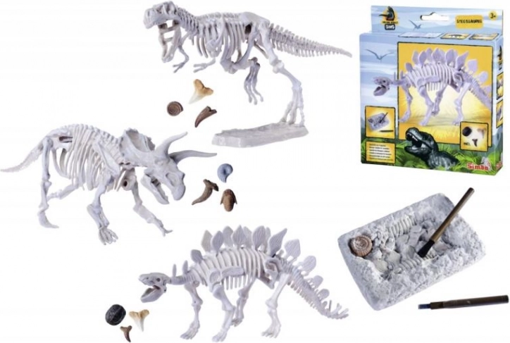 Zestaw do wykopywania i składania szkieletów dinozaurów
