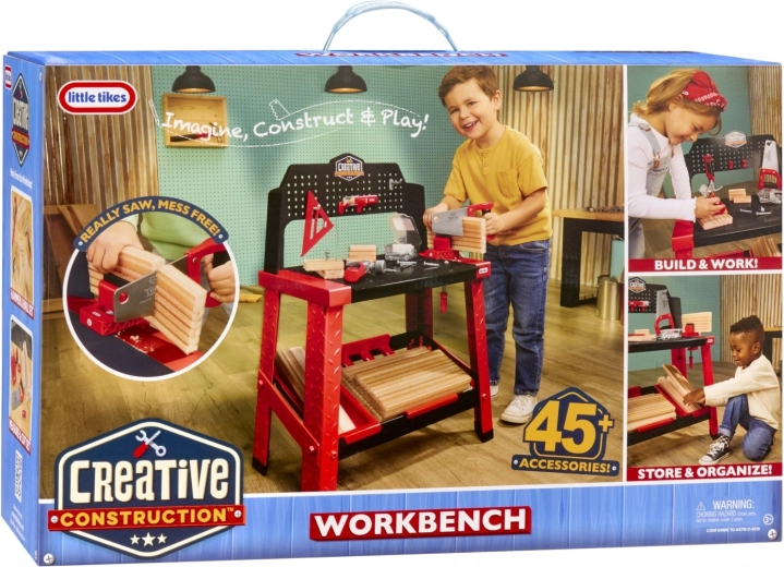 Creative Construction dziecięcy stół warsztatowy z narzędziami