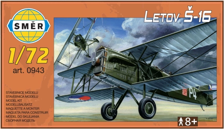 Plastikowy model samolotu Letov Š-16 1:72