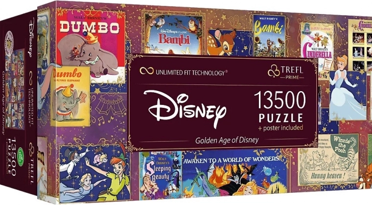 Puzzle 13500 elementów Złoty Wiek Disneya