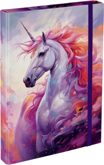 Teczka na zeszyty A4 Jednorożec Królestwo BAAGL