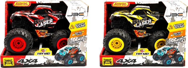 Jeep monster truck z dużymi kołami - 1 sztuka