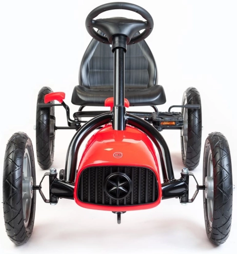 Stabilna jazda dzięki dużym pompowanym kołom