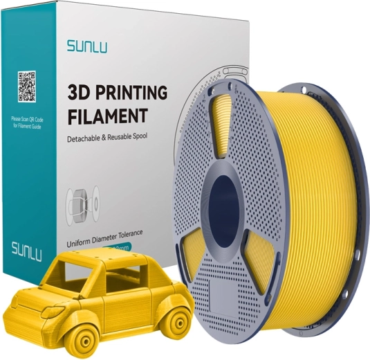Filament Sunlu PETG jasnożółty