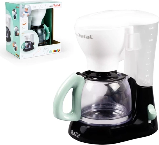 mini ekspres do kawy tefal dla dzieci z dzbanuszkiem i ręczną pompką
