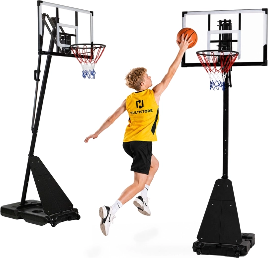 Movepro wolnostojący kosz do koszykówki z regulacją wysokości do 305 cm