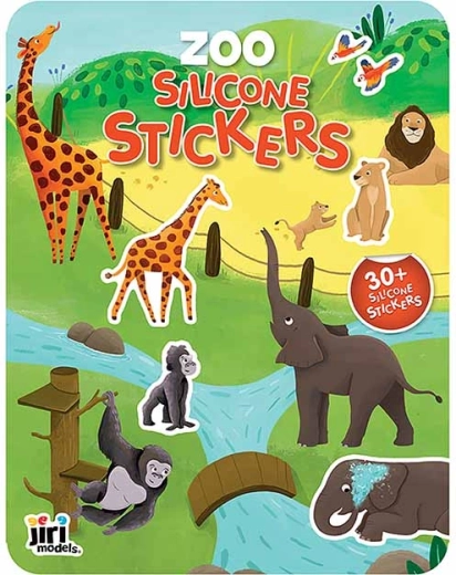 Gra z silikonowymi naklejkami Zoo