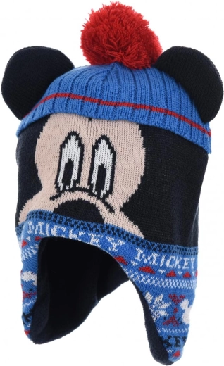 Dziecięca czapka Mickey Mouse z polarową podszewką