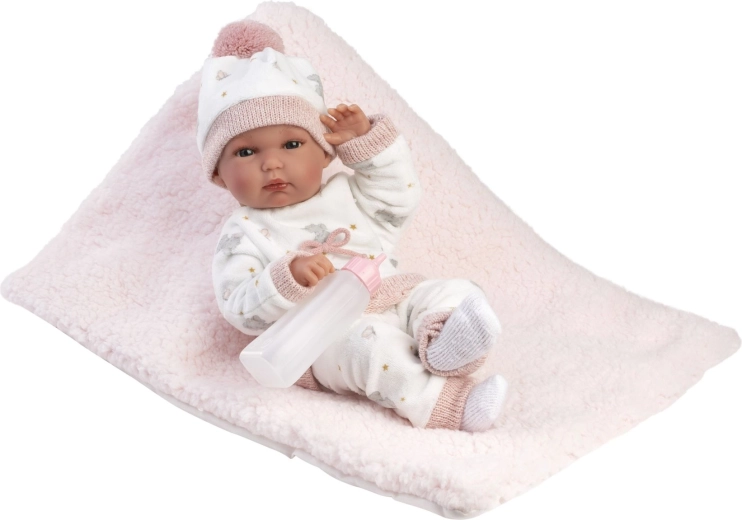 Llorens New born dziewczynka – realistyczna lalka niemowlę 35 cm