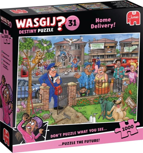 Jumbo Wasgij Retro Destiny 31: Dostawa do domu! 1000 elementów