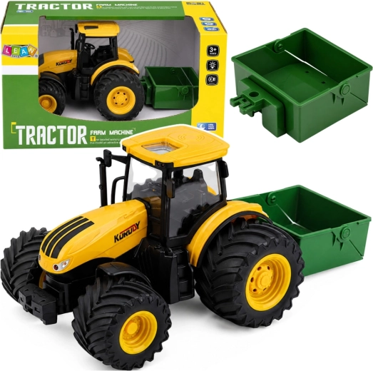 Traktor rolniczy z rozsiewaczem nawozu 1:24 ze światłami i dźwiękami
