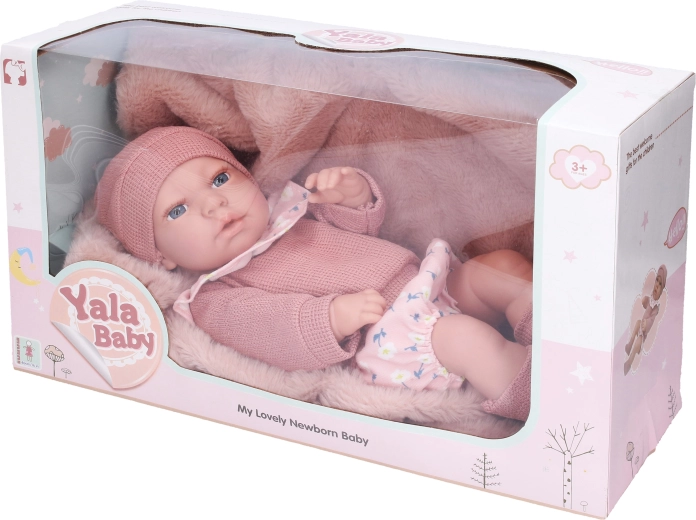Lalka z kocem 40 cm - 1 sztuka