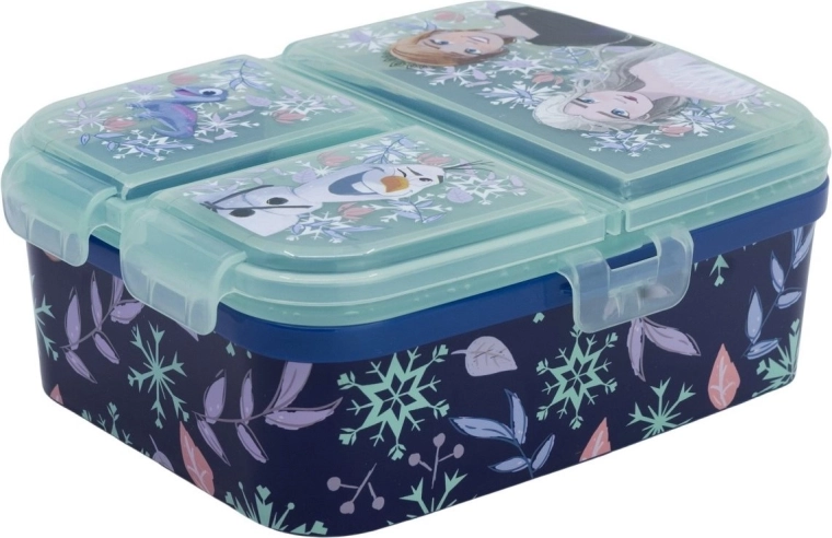 Stor XL lunch box z przegródkami Kraina Lodu