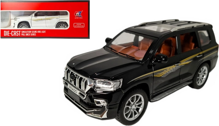 Metalowy model Toyota Land Cruiser Prado 1:24 ze światłem i dźwiękiem