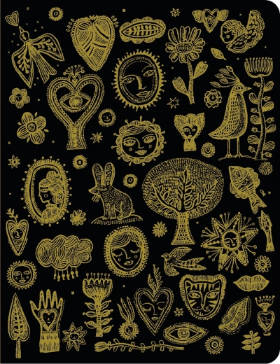 Designowy notes Złota Aurelia DJECO