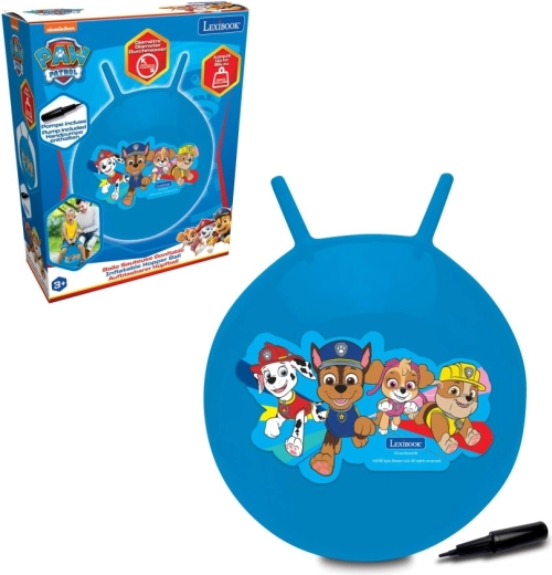 Piłka do skakania z uchwytami PAW Patrol, niebieska, 45 cm od Lexibook