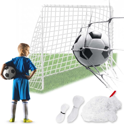 Neo-Sport mocna siatka do bramki piłkarskiej 300 × 200 × 90 cm