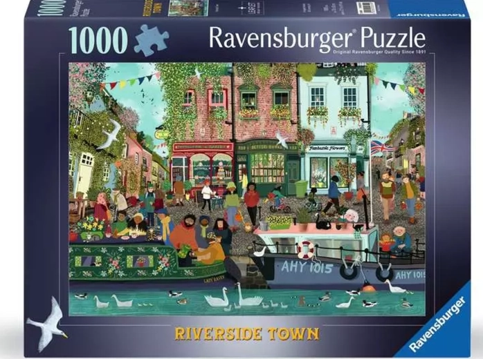 Puzzle Ravensburger Miasto Riverside 1000 elementów