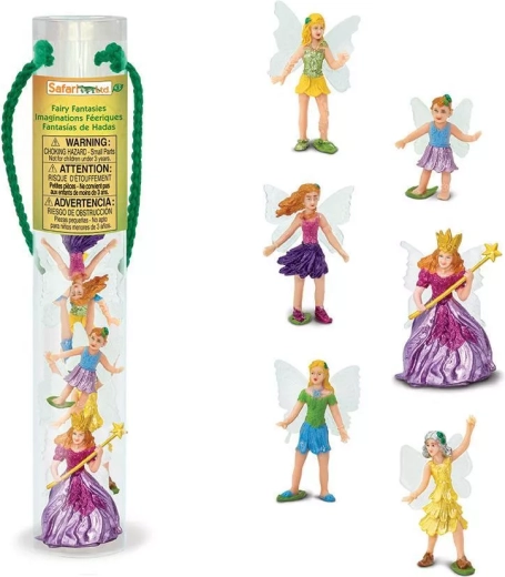 Safari Ltd. designerska tuba z figurkami bajkowych wróżek
