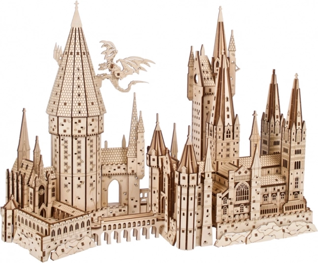Ugears drewniane 3D puzzle zamek Hogwart HARRY POTTER