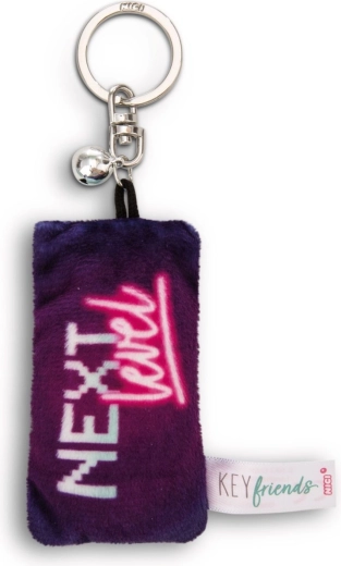 NICI pluszowy brelok mini poduszeczka „Next Level” z dzwoneczkiem 8 cm - 1 sztuka