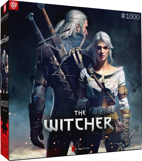 Puzzle Wiedźmin – Geralt i Ciri 1000 elementów