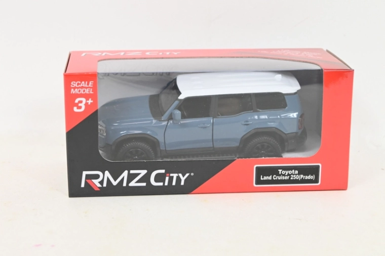Toyota Land Cruiser – metalowy model, niebieski