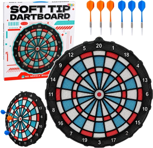 Tarcza do darta Soft Tip 42,5 cm z zestawem 6 lotek