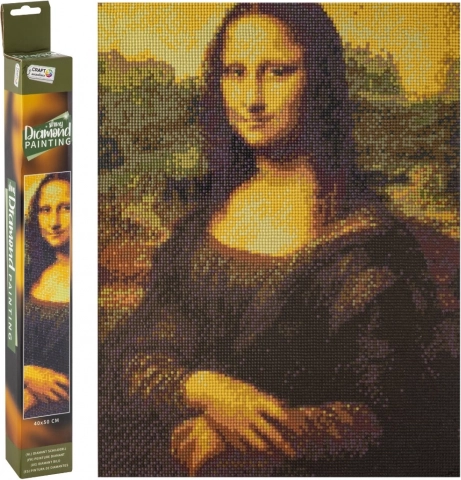 Diamentowe malowanie Mona Lisa 40x50 cm