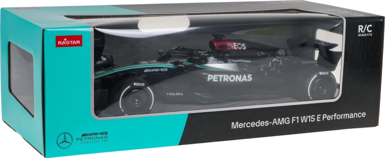 Model RC Rastar Mercedes-AMG F1 W15 E w skali 1:12