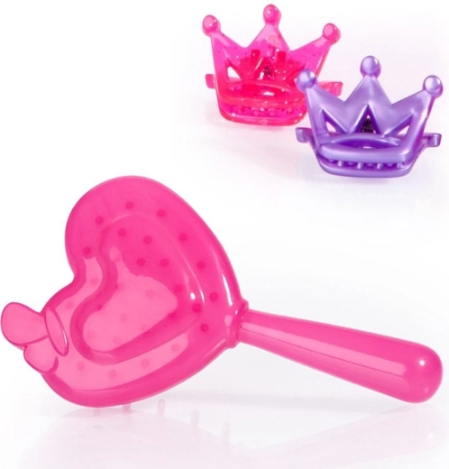 Fryzury z grzebieniem i spinkami