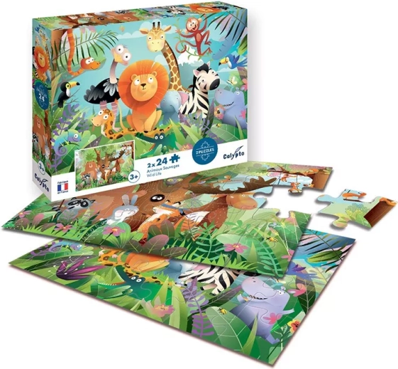 Sentosphere puzzle dzika sawanna (2×24 elementy)