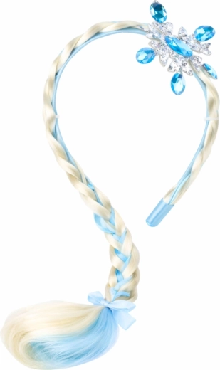 Lśniąca śnieżynka i niebieskie kamyki